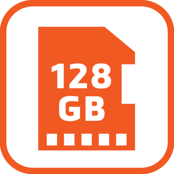 最大支持128GB micro SD存储卡