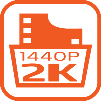 จอแสดงผลแบนราบระดับฟูล 2.7” ี่สามารถบันทึกได 2K WQHD 1440P