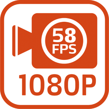 1080P/58fpsの2カメラで高速記録