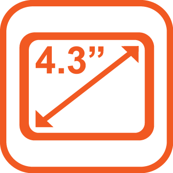 ЖК экран 4.3”