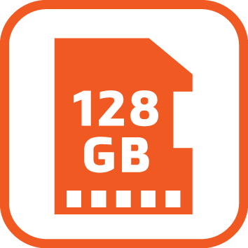 支援最大 128G 記憶卡