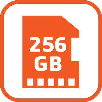 支援最大256G記憶卡