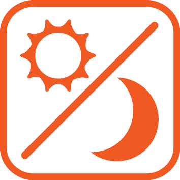 日夜自動調光 ( LED 警示燈 )