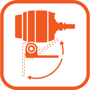 最大135度上下可調鏡頭