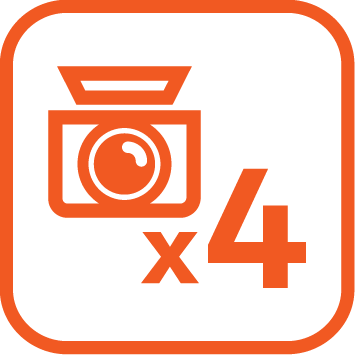 四鏡 2K 高解析同步錄影