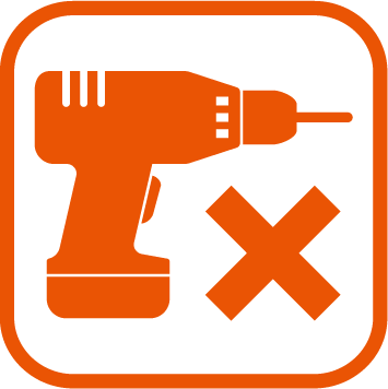 不鑽孔隱藏式安裝